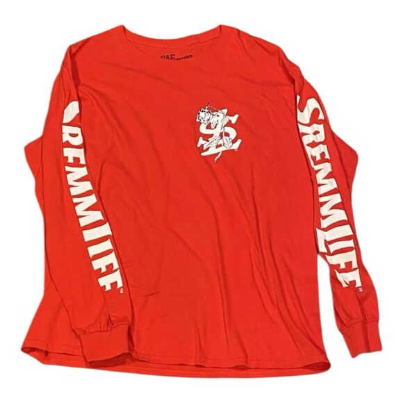 Rae Sremmurd Sremmlife Red L/S Shirt Sz L Tour Concert Hip Hop Rap - Picture 1 of 5